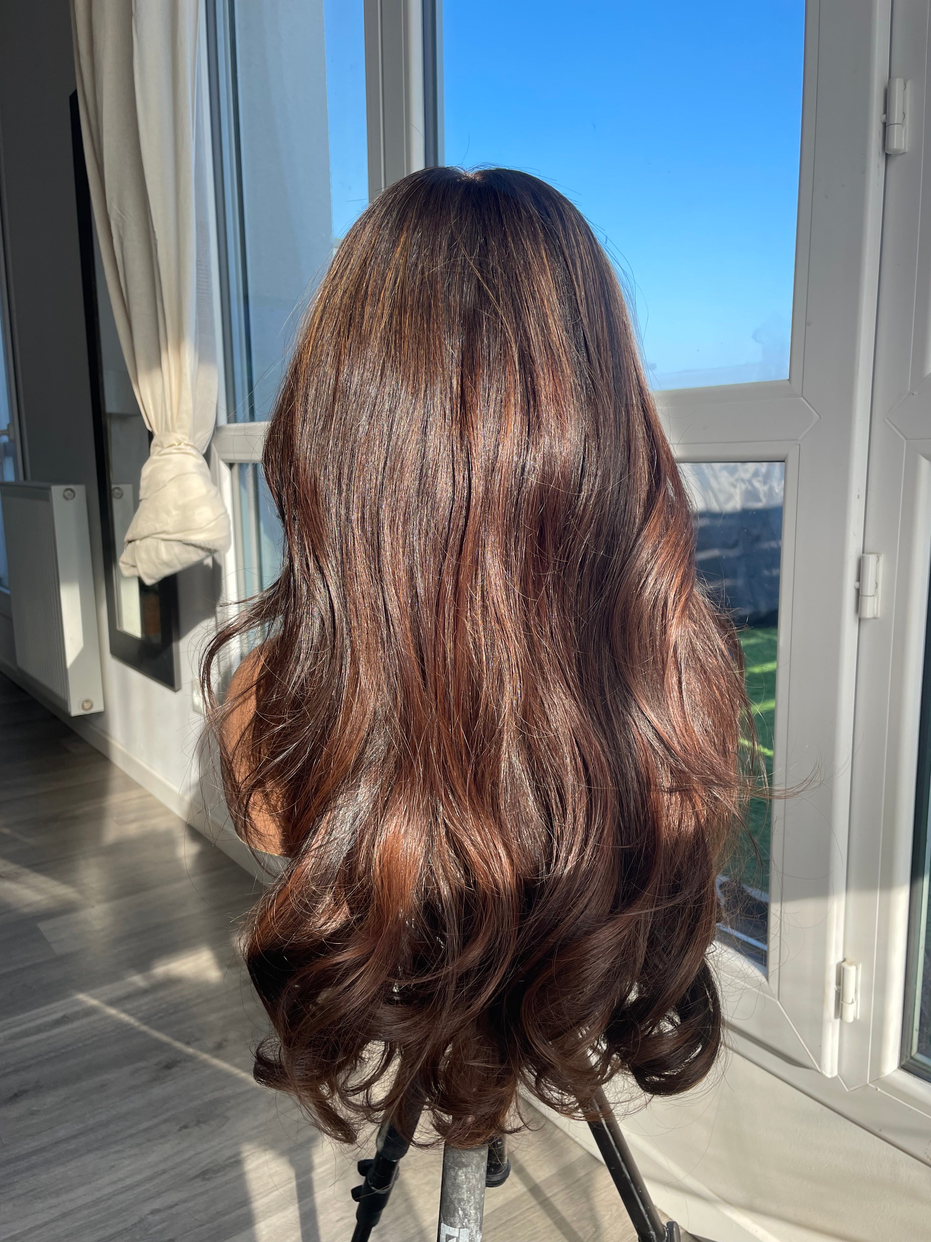 Raw single donor wig
