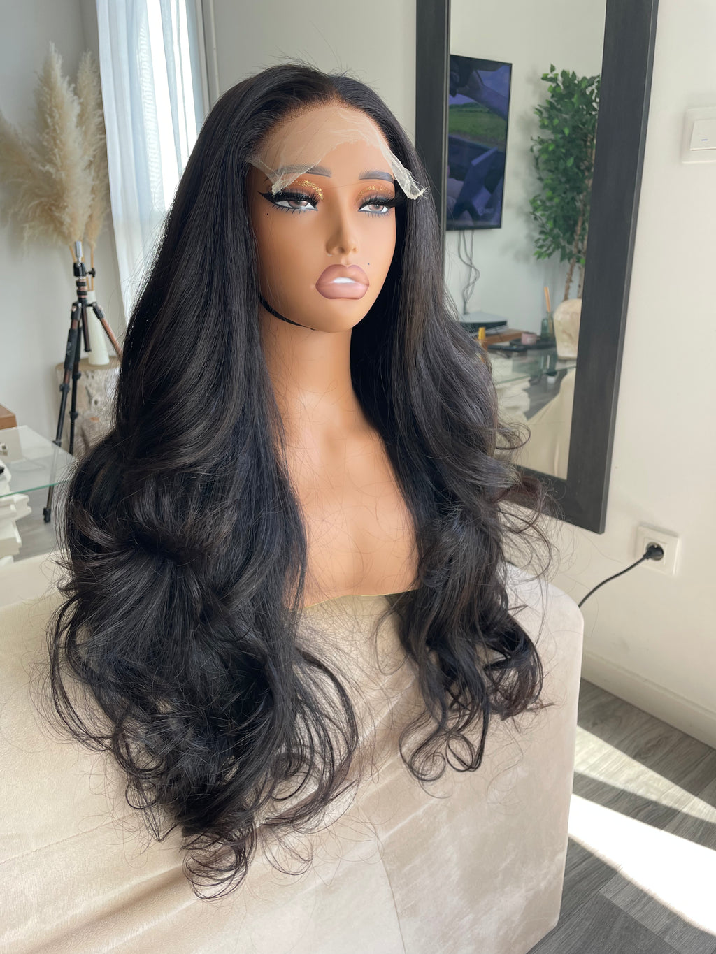 Raw Indian Wavy wig Morgan Ariaa