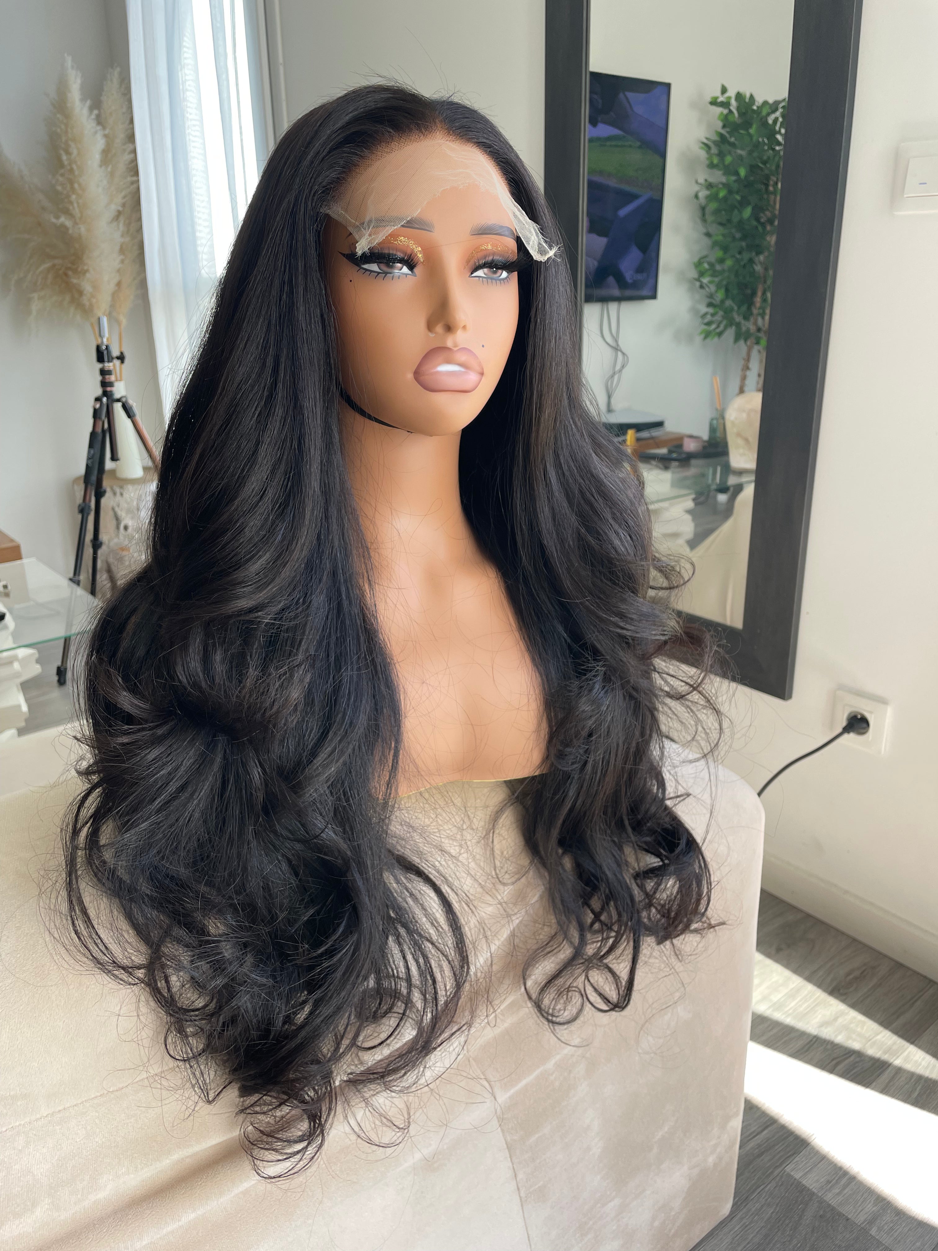 Raw Indian Wavy wig Morgan Ariaa