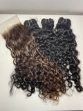 LOT 6: Cheveux vietnamien burmese curly Morgan Ariaa